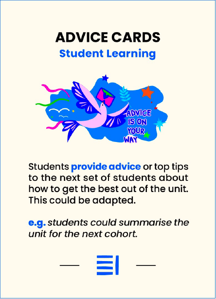 advice card info